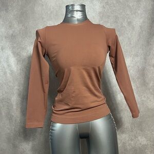 Yelete Classic Brown Long Sleeve Top